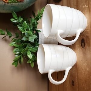 Jamie Oliver Waves Porcelain Mugs Set Of 2
